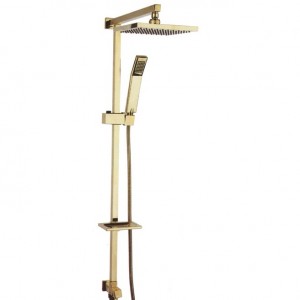 علم دوش دوکاره طلایی راسان مدل آرام