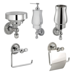 ست 5تکه اکسسوری سرویس بهداشتی دیواری  DORITA مدل 2830