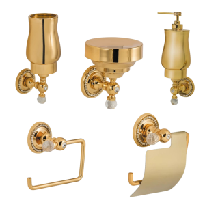 ست 5تکه اکسسوری سرویس بهداشتی دیواری  DORITA مدل 2830