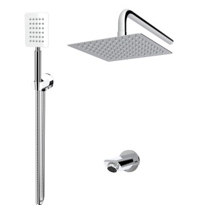 متعلقات شیر توکار حمام بهفر مدل فلت