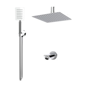 متعلقات شیر توکار حمام بهفر مدل تیپ 1 فلت