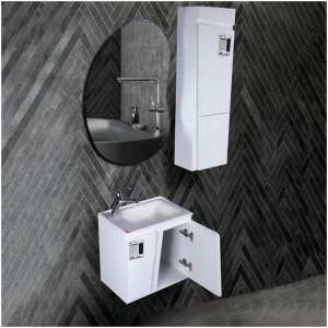 کوچکترین سایز روشویی کابینتی