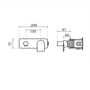 شیر توالت توکار prime مدل ملودی
