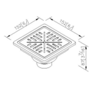 کفشور مشبک جاستایم مدل 79-02-0305 -15*15 سانتی متر
