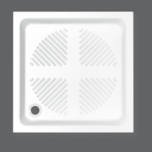 زیر دوشی چینی کُرد مدل رگال