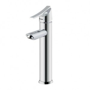 شیر روشویی پایه بلند شودر مدل تنسو کروم