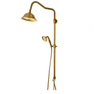 علم دوش دوکاره قهرمان مدل آنتیک طلامات