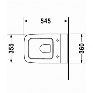 توالت فرنگی وال هنگ دوراویت Duravit مدل Puravida 