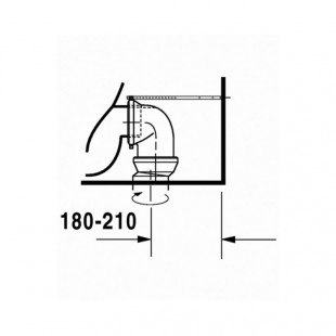 توالت فرنگی مخزن دار روکار دوراویت Duravit مدل Starck 3