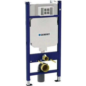 فلاش تانک توکار تمام فریم وال هنگ گبریت GEBERIT سری آلفا ( Alfha  -8cm duofix)