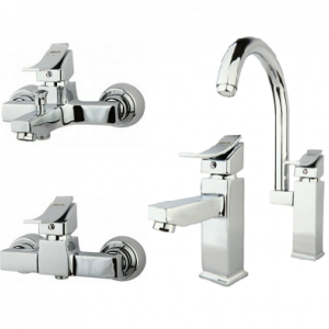 ست 4 تکه شیرآلات کارون