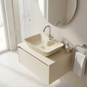 روشویی روکابینتی گاتریا مدل هما مستطیل