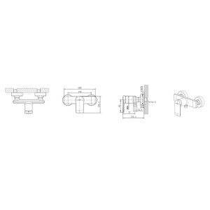 شیر توالت  Bravat مدل Eddie کد F 9369402CP-01-ENG