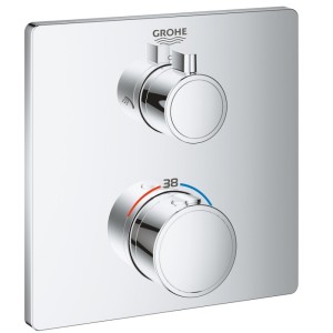 شیر دوش حمام توکار دوحالته ترموستاتیک گروهه GROHE مدل Grohtherm Concealed کد 24079000