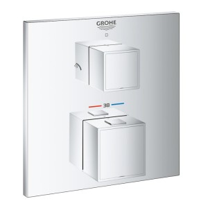 شیر دوش حمام دو حالته توکار گروهه GROHE مدل Grohtherm Cube کد 24154