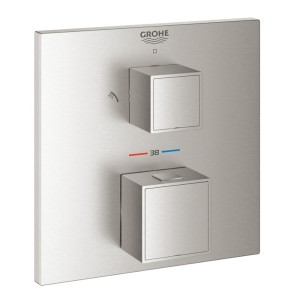 شیر دوش حمام دو حالته توکار گروهه GROHE مدل Grohtherm Cube کد 24154