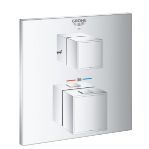 شیر دوش حمام دوحالته توکار گروهه GROHE مدل Grohtherm Cube کد 24155