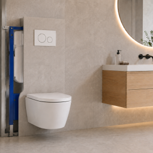 فلاش تانک توکار وال هنگ گبریت GEBERIT سری آلفا ( Alpha 8cm Duofix) کد 458.175.00.1