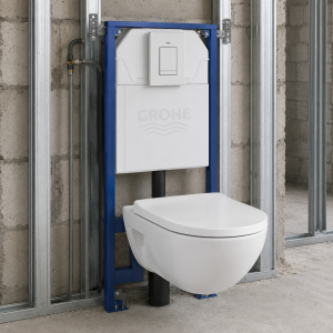 فلاش تانک توکار وال‌هنگ گروهه Grohe مدل Rapid SL Slim کد 39687000