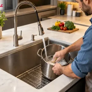 بهترین عمق لگن برای سینک آشپزخانه