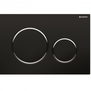 کلید فلاش تانک توکار گبریت سری sigma 20 مشکی