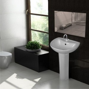 روشویی پایه دار گلسار مدل آیسان