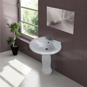 روشویی پایه دار گلسار مدل آکوا