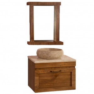 ست کابینت و روشویی مدل  A136 به همراه آینه