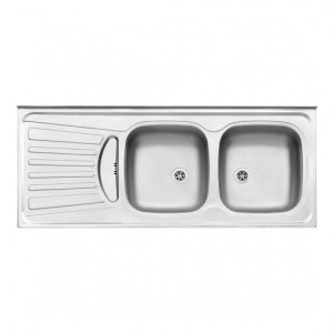 سینک استیل البرز مدل 260 روکار 50 سانتی متری