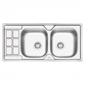 سینک نیمه فانتزی توکار ایلیا استیل مدل 4053