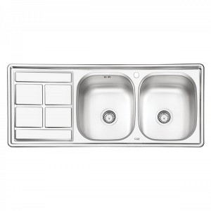 سینک نیمه فانتزی توکار ایلیا استیل مدل 4034D