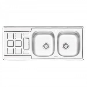 سینک نیمه فانتزی توکار ایلیا استیل مدل 4021