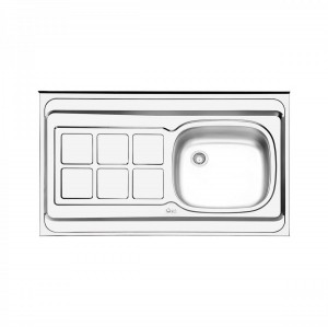سینک روکار کلاسیک ایلیا استیل مدل 131