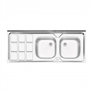 سینک روکار معمولی ایلیا استیل مدل 233