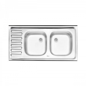 سینک روکار معمولی ایلیا استیل مدل 221