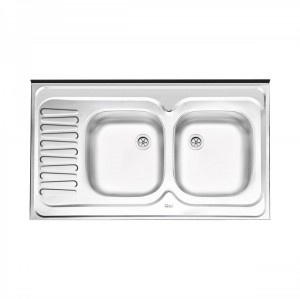 سینک روکار معمولی ایلیا استیل مدل 222