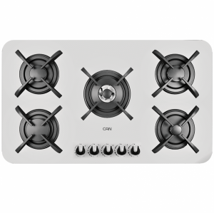 اجاق گاز صفحه ای شیشه‌ای کن مدل Pardyc-w سفید