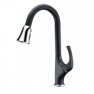 شیر ظرفشویی کرومات مدل آلیسPBC(مشکی-کروم)