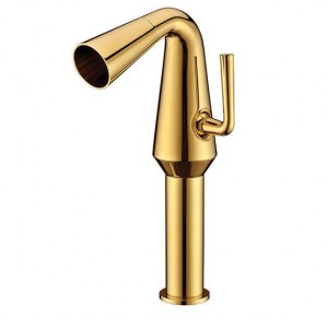 شیر روشویی پایه بلند کرومات مدل آلتون