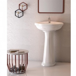 روشویی پایه دار سینا چینی مدل آرتمیس