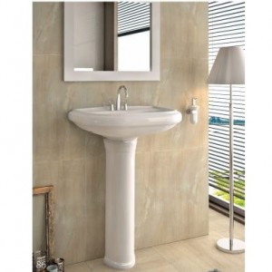 روشویی پایه دار سینا چینی مدل آرالیا