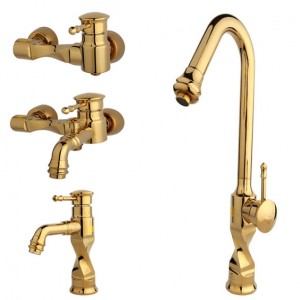 ست 4تیکه شیرالات مرجان خزر مدل امپراطور طلایی