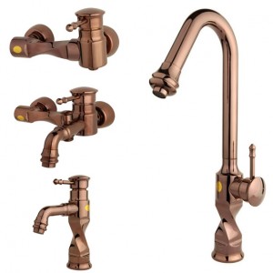 ست 4تیکه شیرالات مرجان خزر مدل امپراطور رزگلد