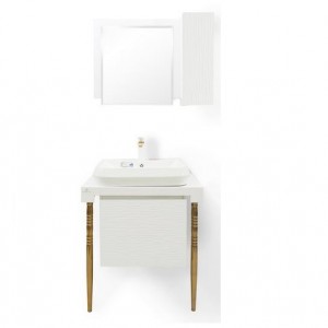 فول ست روشویی کابینتی بومرنگ مدل گراویتی پایه دار