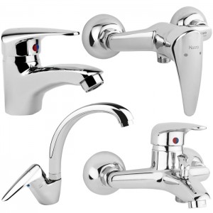 ست 4تیکه شیرالات کسری مدل کارون