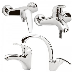 ست 4تیکه شیرالات کسری مدل موج