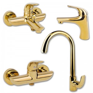 ست 4تیکه شیرالات کسری مدل هیرمند طلایی