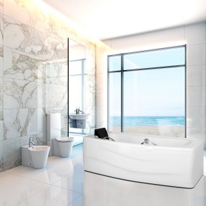 وان حمام سنی پلاستیک مدل دلسا