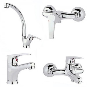 ست چهار تکه شیرآلات راسان مدل افسون