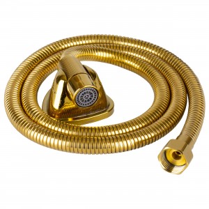 شیلنگ توالت طلایی ریز بافت
